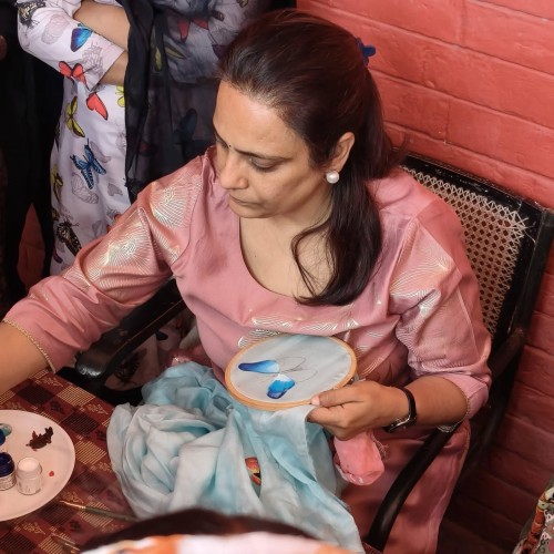  2026-02-12 A Two-day Workshop On Fabric Painting And Clay Art Was Organized